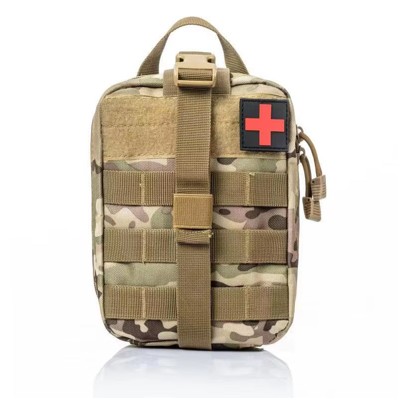Portable Tactical First Aid Kit Medical Bag for Hiking Travel Home Emergency Treatment Case Survival Tools EDC Pouch