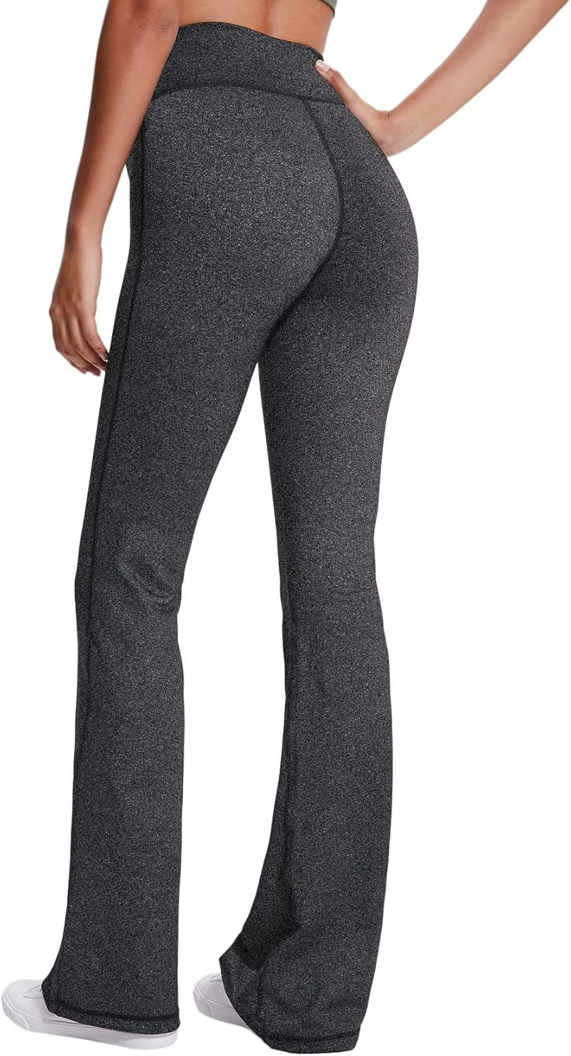 Wide Bootcut with Pockets for an Empress High Waist Workout Tummy Control Flare Yoga Pants