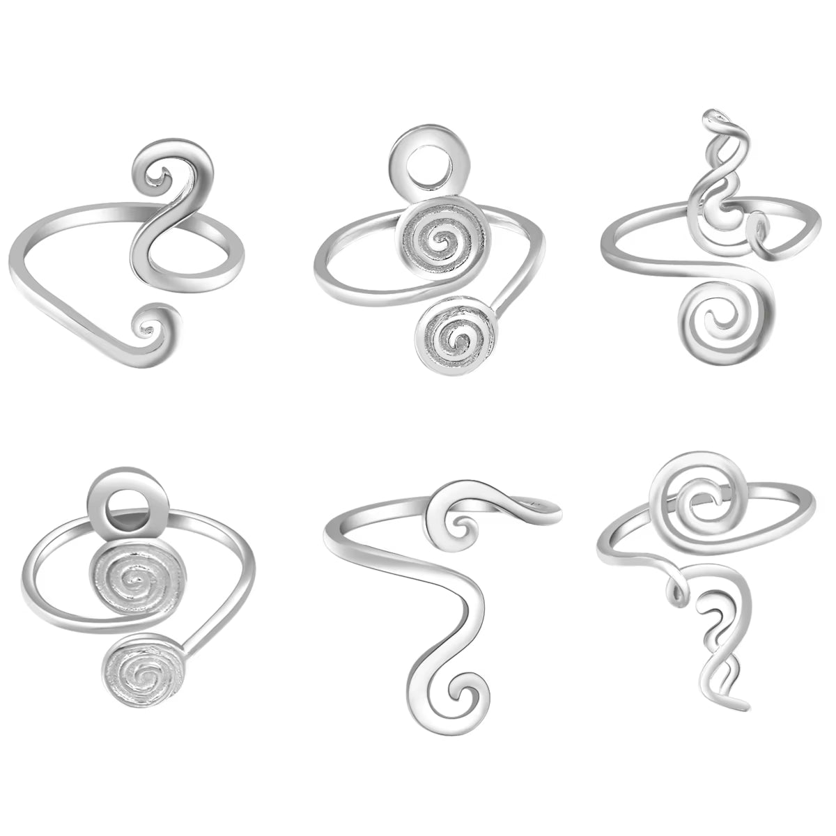 Handmade Jewelry Adjustable Toe Ring Womens Beautiful Stylish Silver Color Boho Trop Small Size Ringical Open Foot Rings