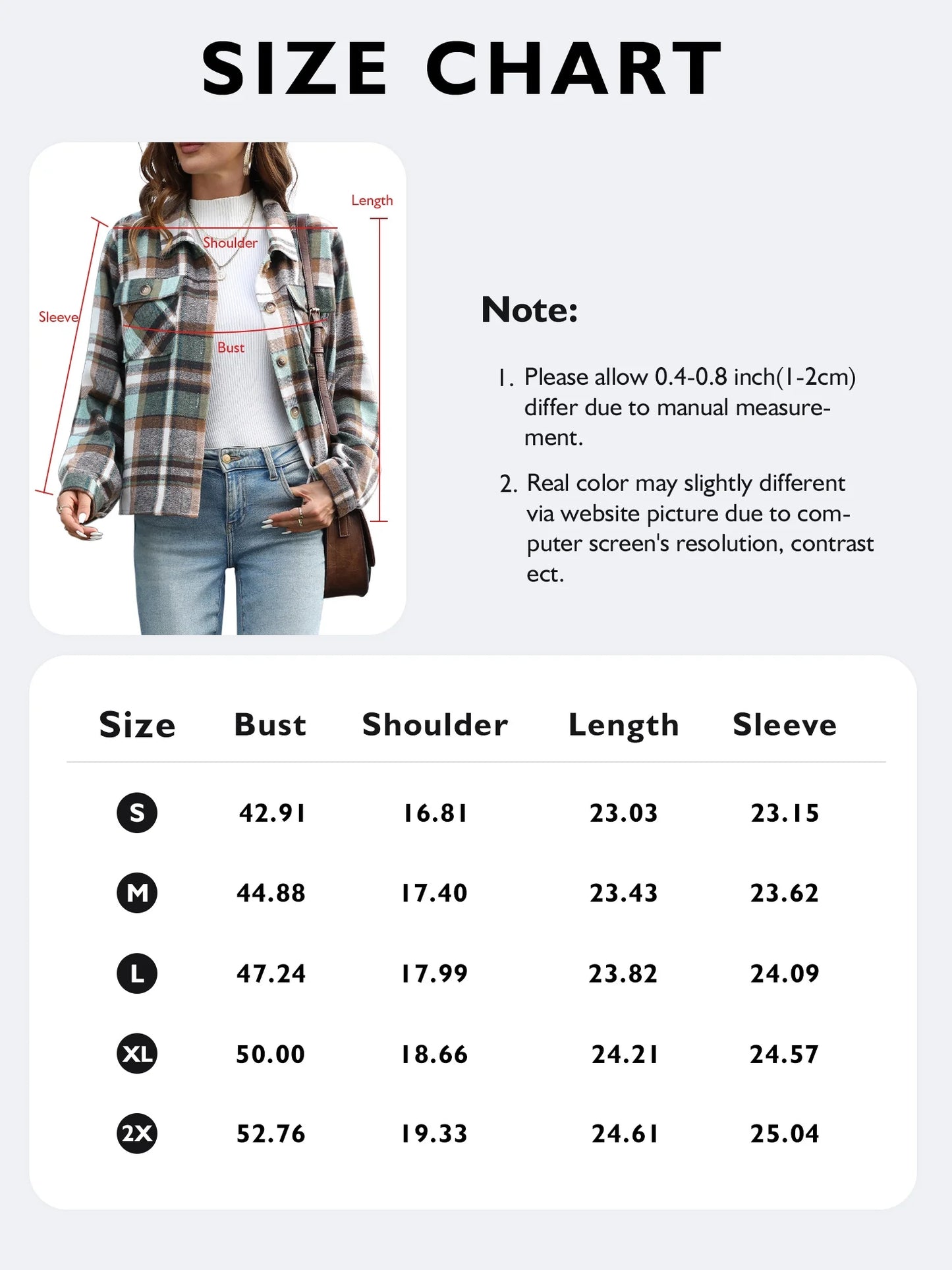 Womens Shacket Plaid Shirts Flannel Shacket Jacket Long Sleeve Button down Shirt Trendy Outfits for Women Coats