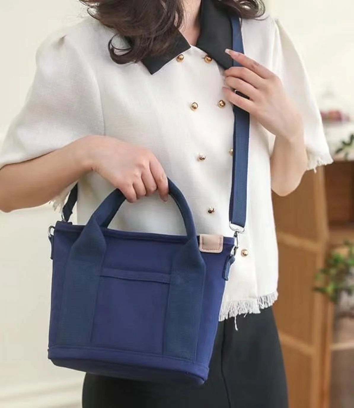 2023 New  Women'S Canvas Tote Purses Crossbody Bag Vintage Tote Bags for School