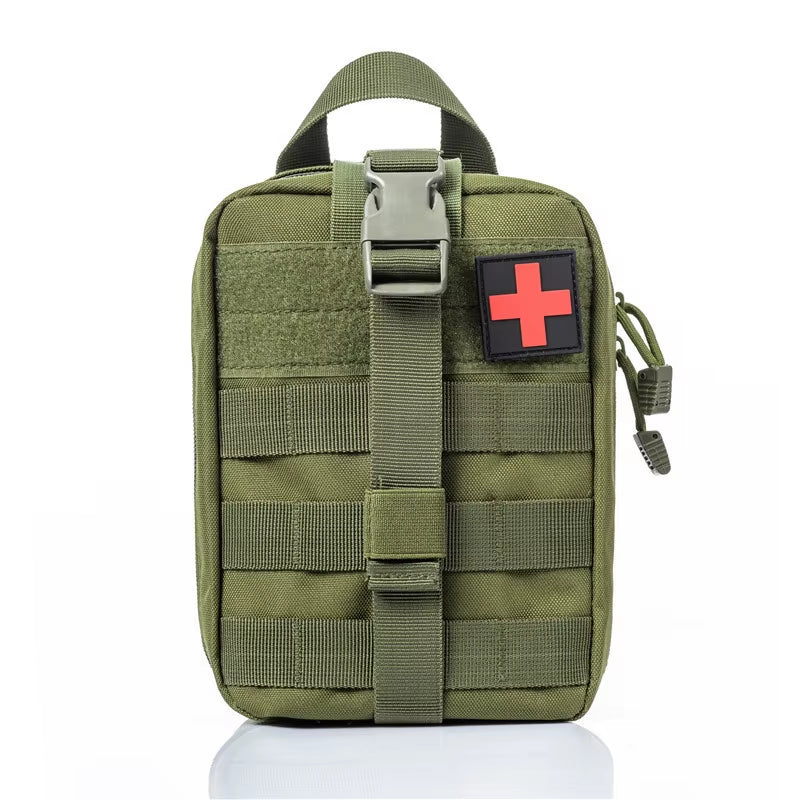 Portable Tactical First Aid Kit Medical Bag for Hiking Travel Home Emergency Treatment Case Survival Tools EDC Pouch