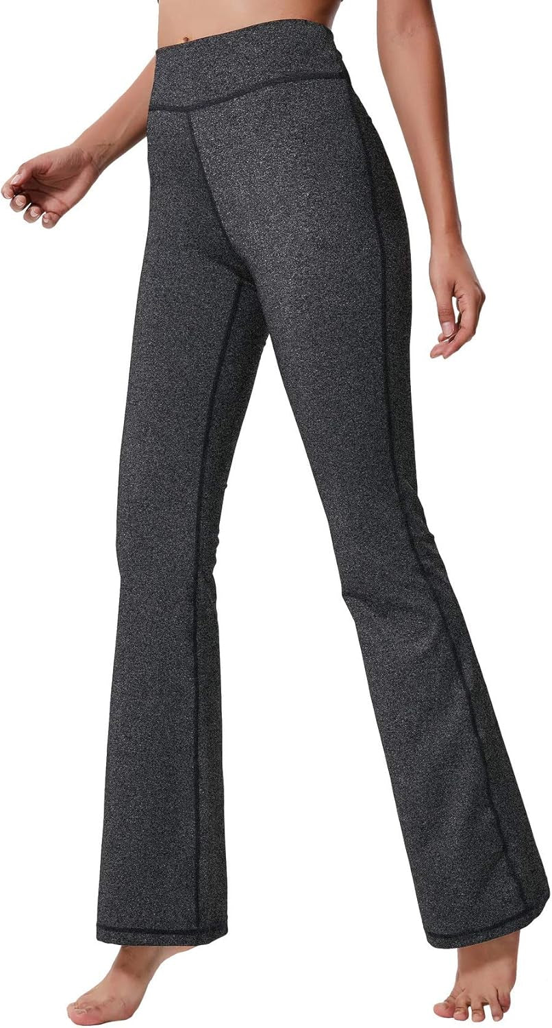 Wide Bootcut with Pockets for an Empress High Waist Workout Tummy Control Flare Yoga Pants