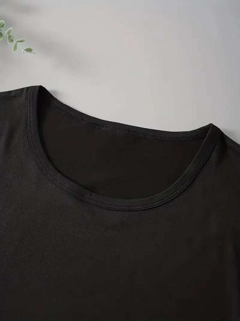 Mom & Grandma Letter Graphic Print T-Shirt for Gifts, Crew Neck Short Sleeve T-Shirt, Casual Every Day Tops, Women'S Clothing