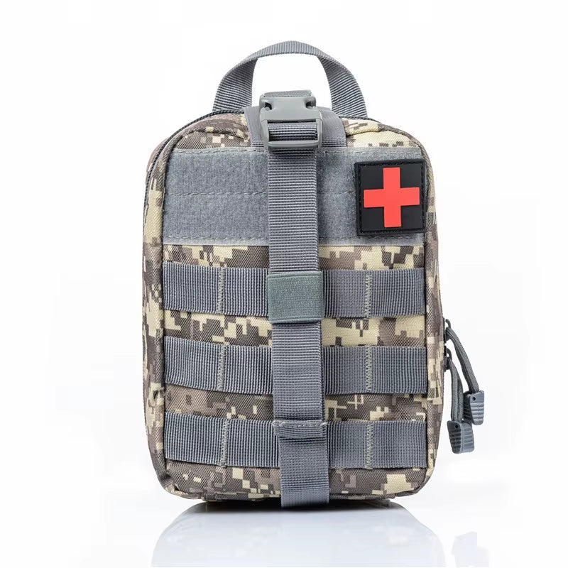 Portable Tactical First Aid Kit Medical Bag for Hiking Travel Home Emergency Treatment Case Survival Tools EDC Pouch